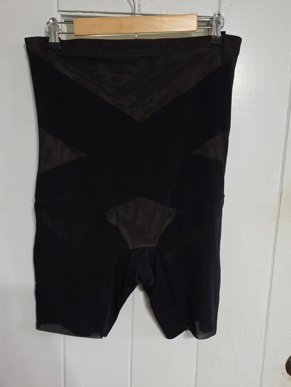 Honey Love Women's High Waisted Shaper Trimming Briefs Black Boning Sz 2X EUC